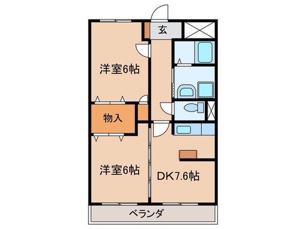 コンフォ－ト鳥居松の物件間取画像